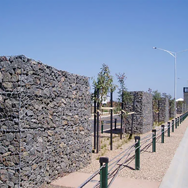 Kotak Gabion Dinding Penahan Bergalvani Berkualiti Tinggi Berkualiti Tinggi Sangkar Batu