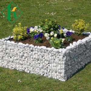 Galvanizli Gabion &Ccedil;in Toptancılar İş Binası Dekorasyonu i&ccedil;in Kaynaklı Gabion Sepet Tel Kafesleri