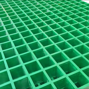 Platform Zemin Fiberglas Izgarası i&ccedil;in kaymaz FRP Plastik Izgara