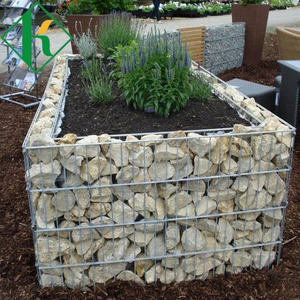 Galvanizli Gabion &Ccedil;in Toptancılar İş Binası Dekorasyonu i&ccedil;in Kaynaklı Gabion Sepet Tel Kafesleri