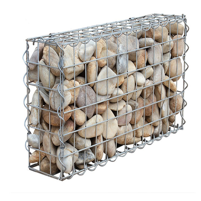Kurv Stenhegn St&oslash;ttemurblokke S&aelig;k Gabion Box Mesh